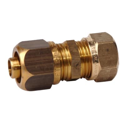 Vatette Rak övergångskoppling 15x12mm för PEX, Alu-PEX, PB till kopparrör