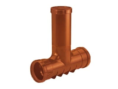 WAVIN Rensbrunn PP 200x160 mm Rödbrun för utomhusavlopp 0,51 m