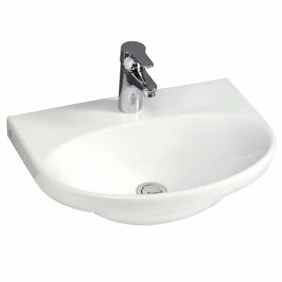 Gustavsberg Nautic Tvättställ 50x38cm Vit - Bult/Konsolmontering - RSK 7455064