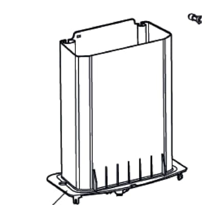 IDO Glow innercistern för WC, vit, 345x185x380mm, plast
