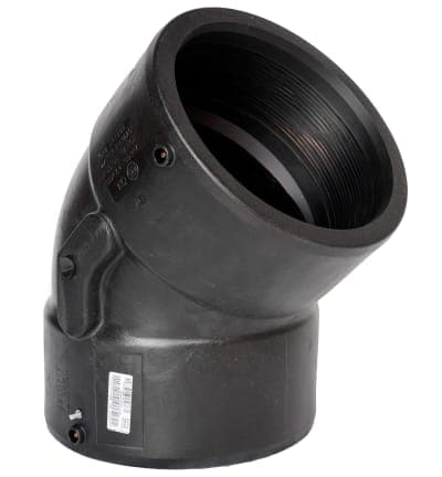 Elofit ECEM Elsvetsböj d90mm 45° för PE-rör SDR 7.4 - 17.6