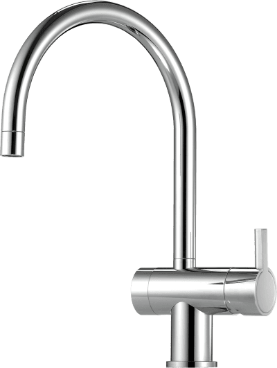 MORA REXX K5 högpip köksblandare med diskmaskinsavstängning, krom