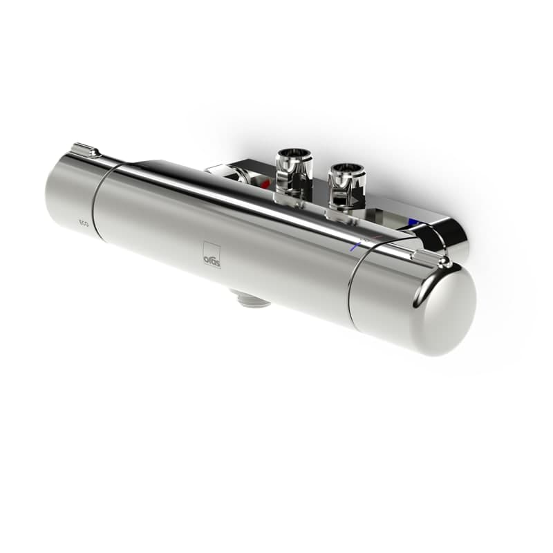 Oras Nova Termostatblandare för Dusch, Förkromad, G15/G15, 7466