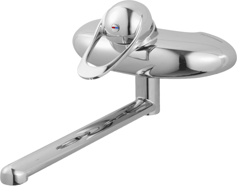 FM Mattsson 9000E Köksblandare med underliggande pip, krom, 1-grepp