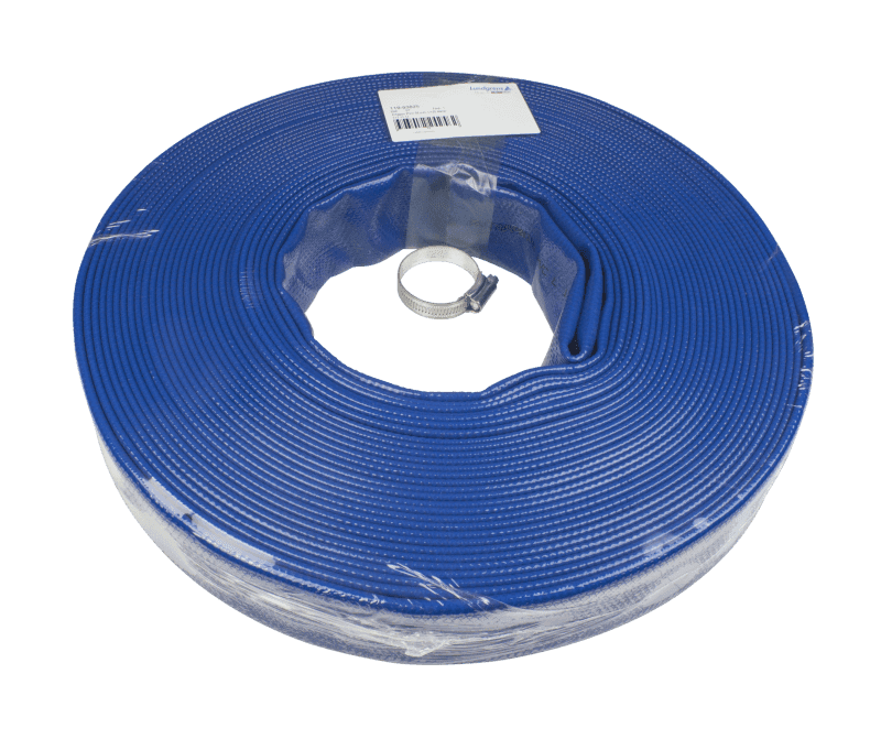 LMG Avtappningsslang PVC 32mm L=10m komplett med slangklämma