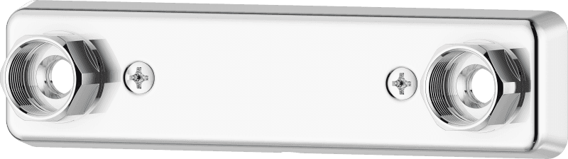 Blandarfäste 160 c/c för dold rördragning, förkromad mässing, FM Mattsson