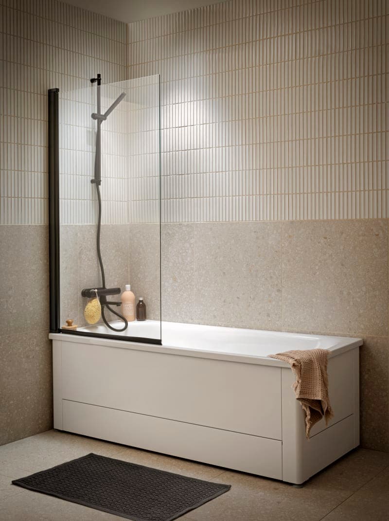 Alterna Badkar 1500 Komplett Vit med Helfront och Justerbar Höjd