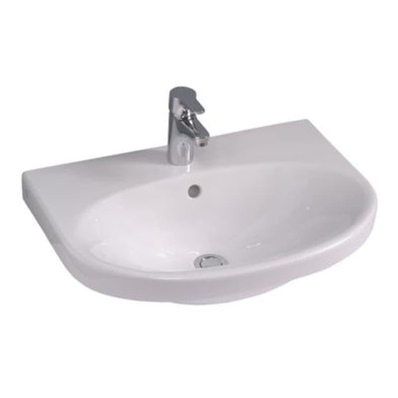Gustavsberg Nautic 5560 Tvättställ 600x460mm utan bräddavlopp för konsolmontage