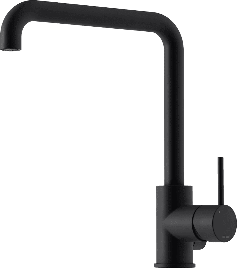 INXX II sharp köksblandare mattsvart med keramisk tätning och diskmaskinsavstängning