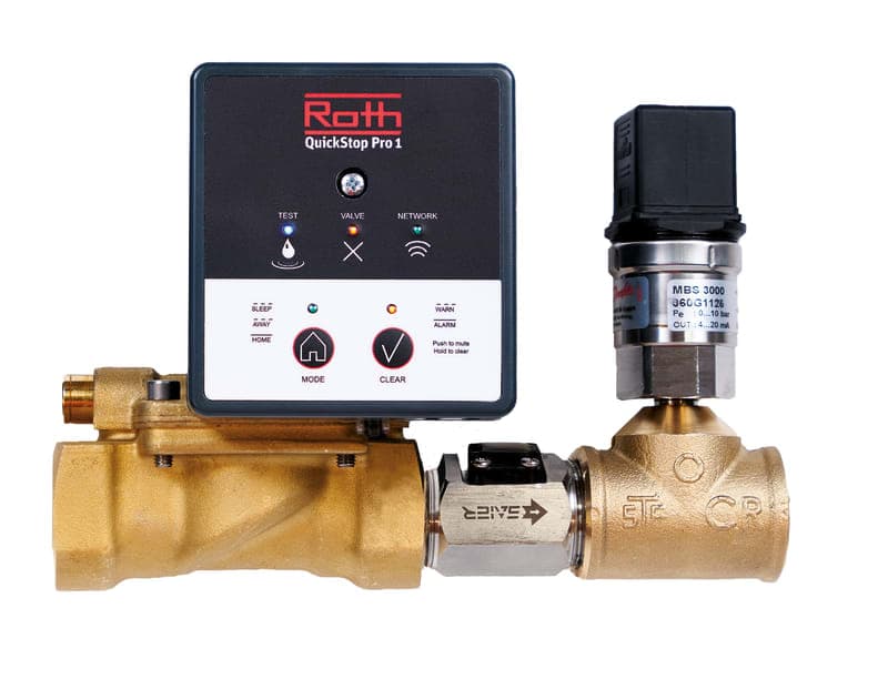 Roth Quickstop Pro1 Vattenfelsbrytare med appstyrning DN20 mässing
