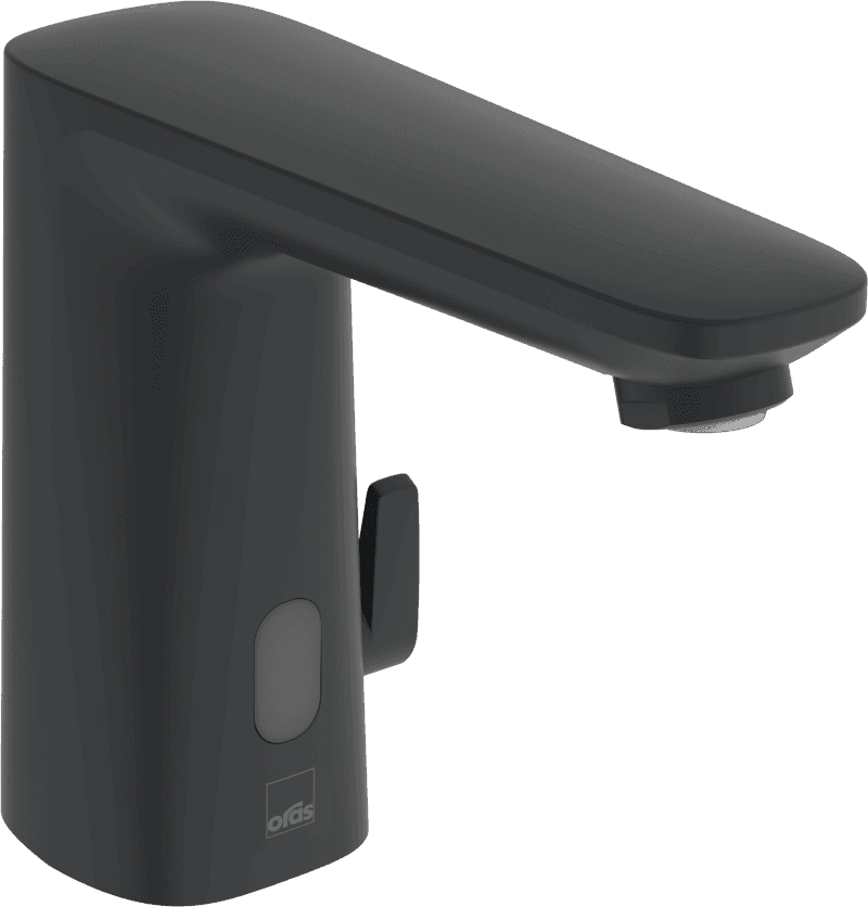 Oras Electra 9210FZ-33 Matt svart beröringsfri tvättställsblandare 3V