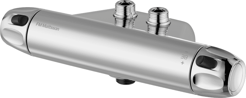 FM Mattsson 9000XE Termostat Duschblandare Krom med Eco Flow och Blyfri Funktion
