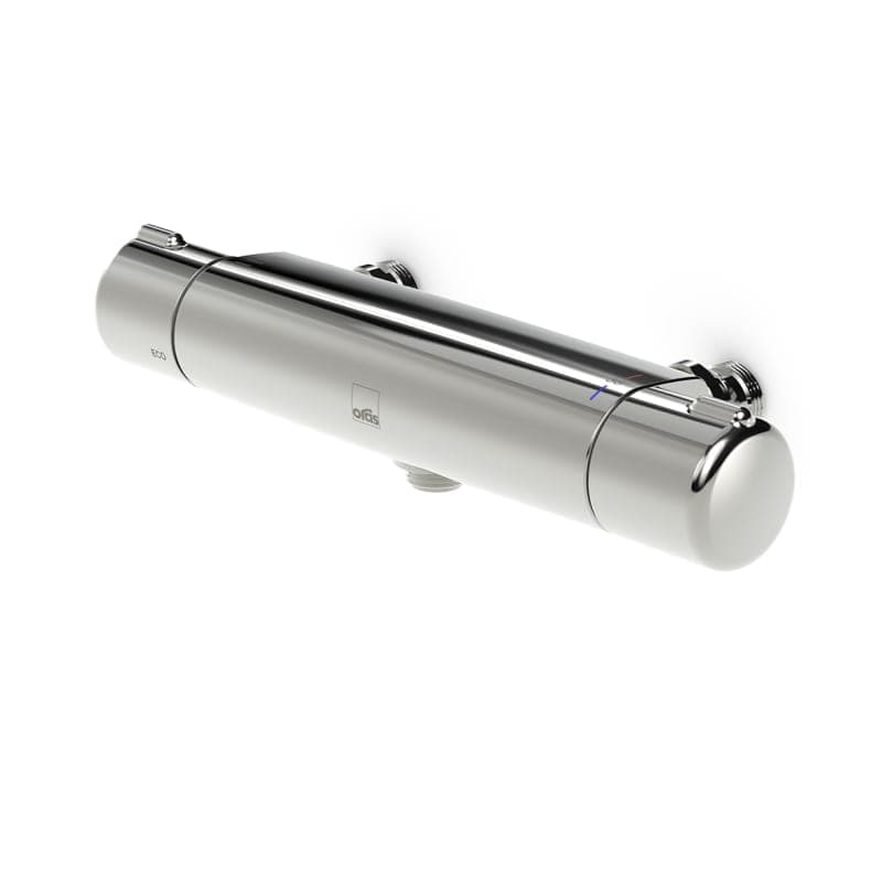 Oras Nova 7464GL blyfri termostatblandare för dusch, krom, 160cc
