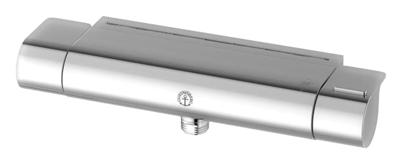 Duschblandare Estetic - Termostat c/c 160mm med skållningsskydd och hylla