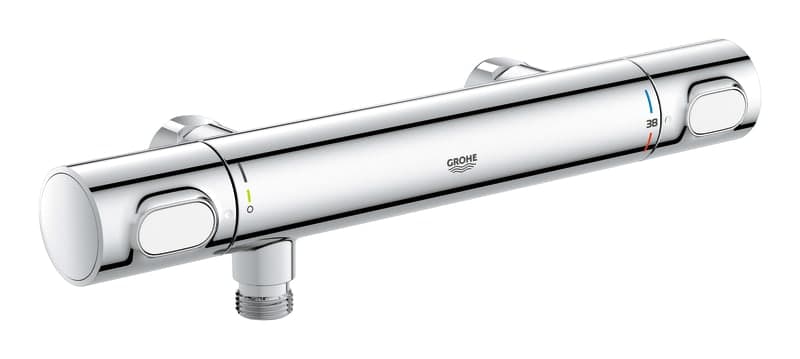 GROHE Grohtherm 500 Termostatblandare för dusch, DN 15, Krom, Väggmontage