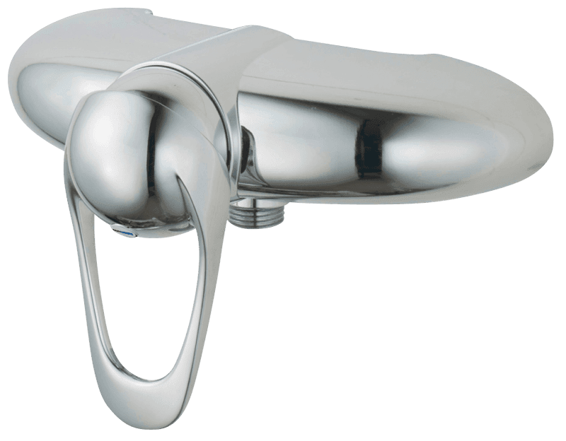 FM Mattsson 9000E Duschblandare 1-grepps Krom Mässing Väggmonterad