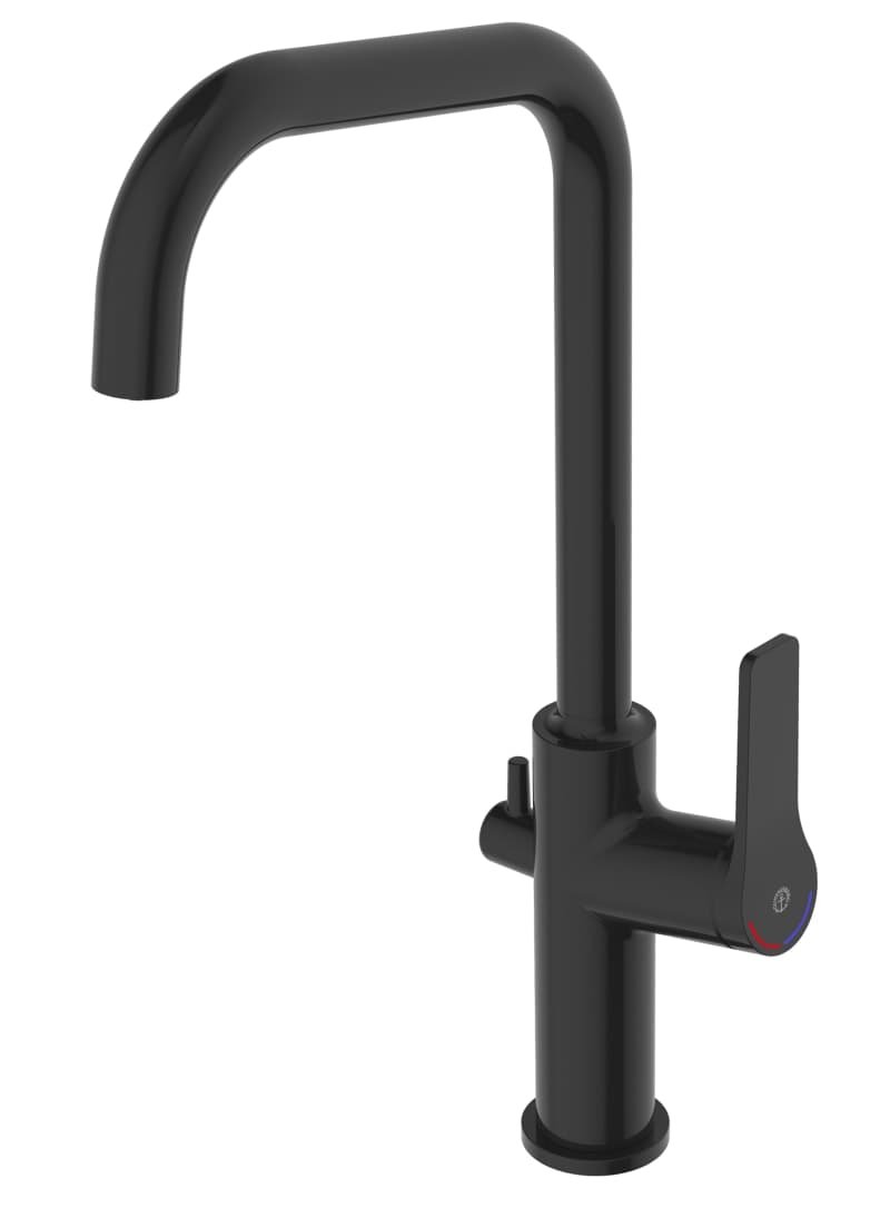 Köksblandare Epic - Hög pip Matt svart med diskmaskinsavstängning