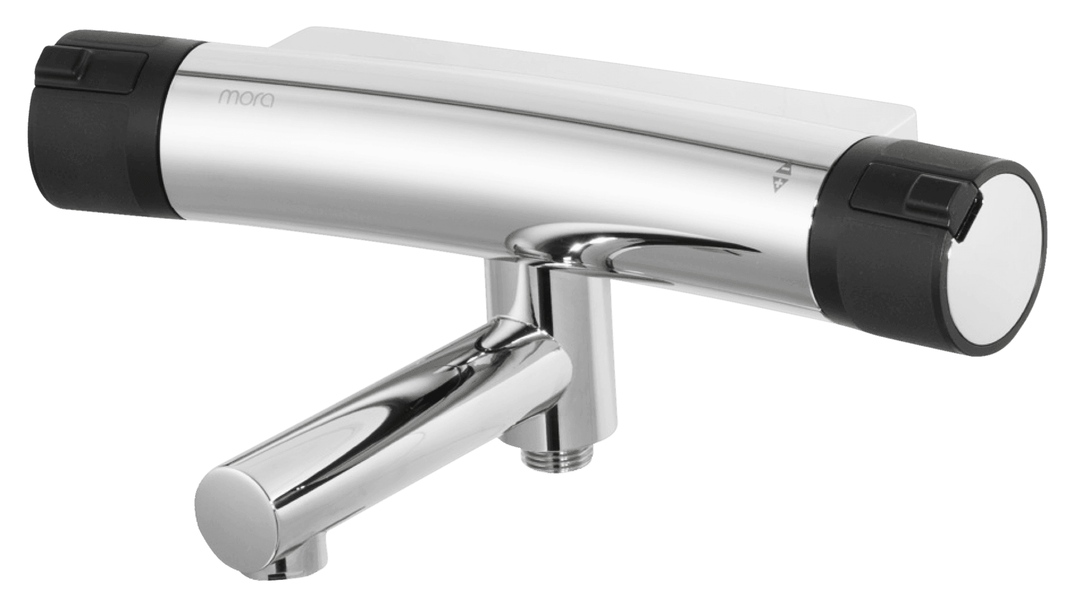 Mora FM Mattsson MMIX T5 CARE Badkarsblandare Termostat Svart - RSK 8344101