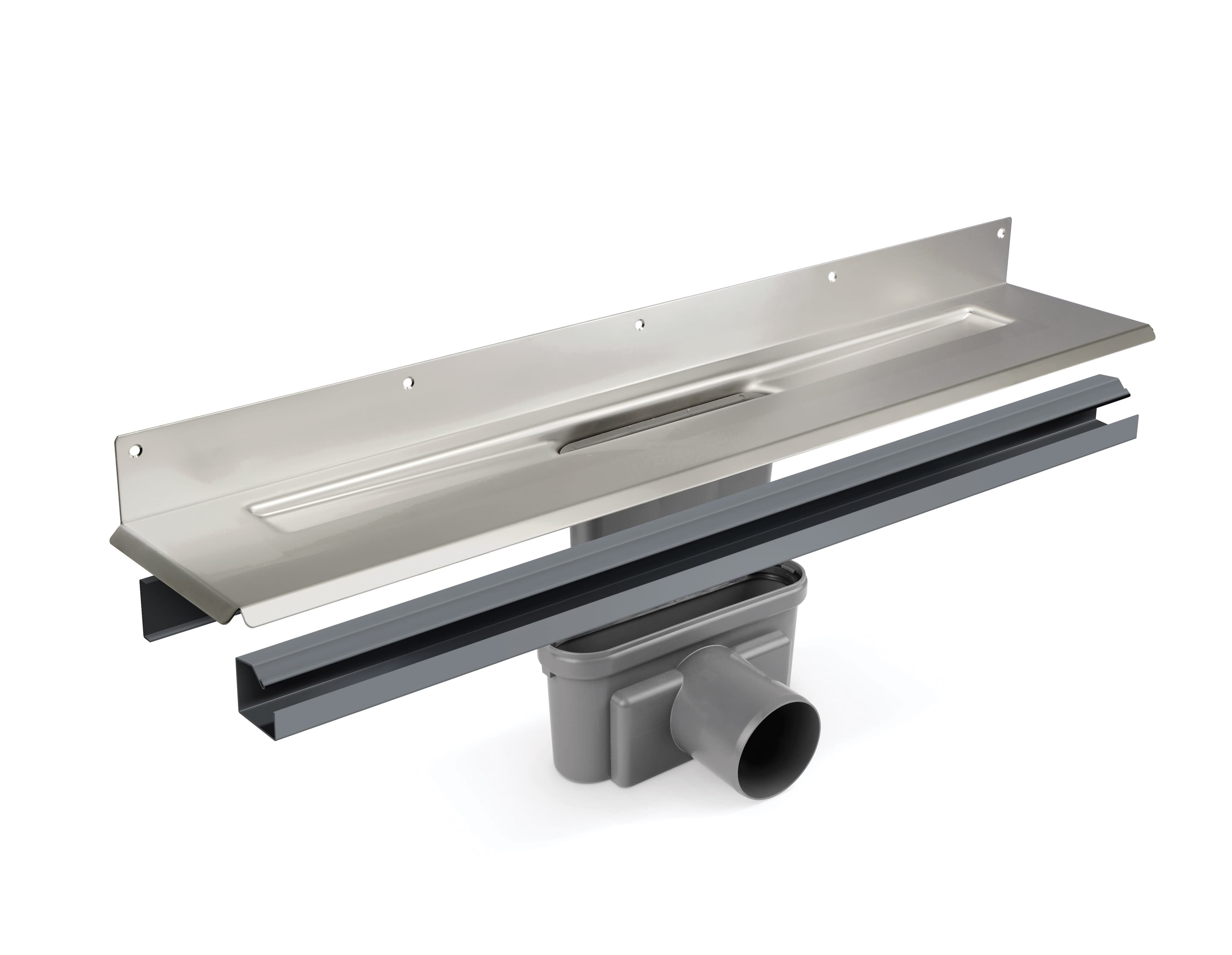 Unidrain Golvränna Rostfri 75mm - Grundpaket 1004.0900 - RSK 7123017