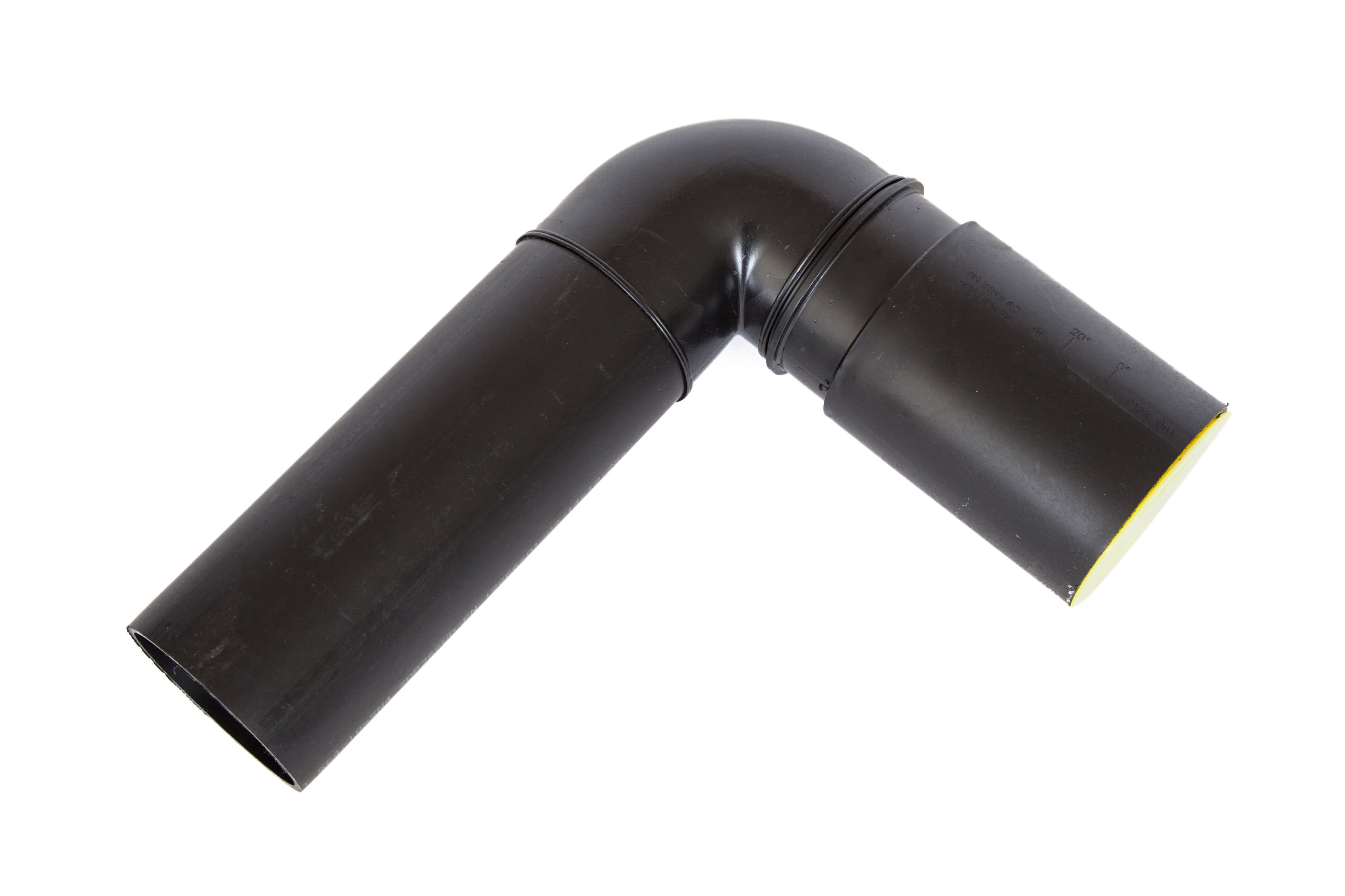 Altech Avloppsanslutning 110/120 mm WC Svart Plast - RSK 3106688