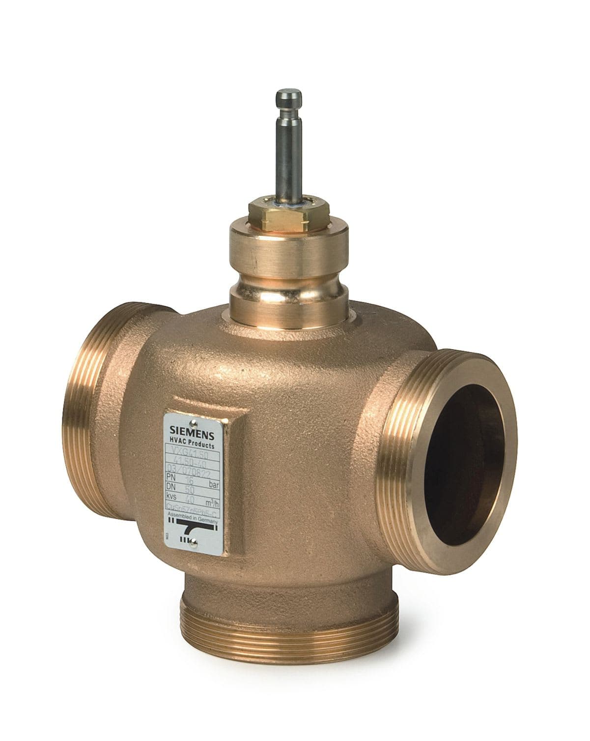 SIEMENS VXG41.32 3-vägs styrventil DN32 PN16 - Rödgods - RSK 5353899