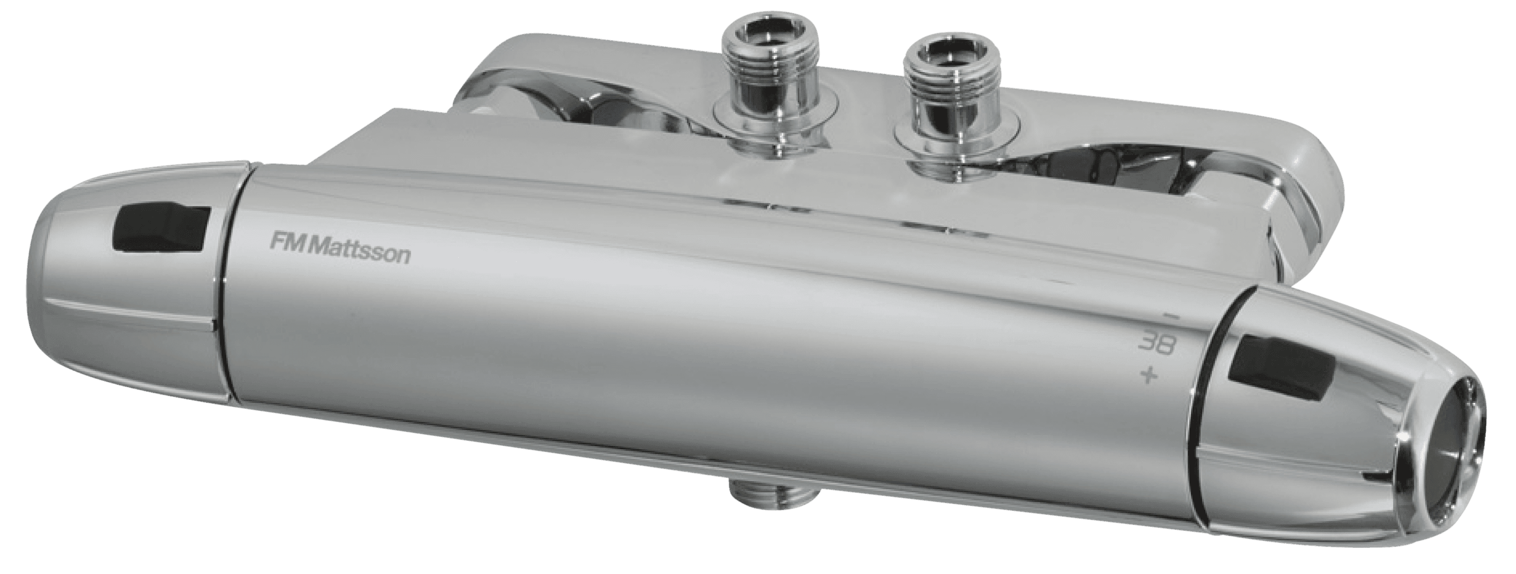 FM Mattsson 9000E II Termostat Duschblandare Krom - Eco-St - RSK 8342237