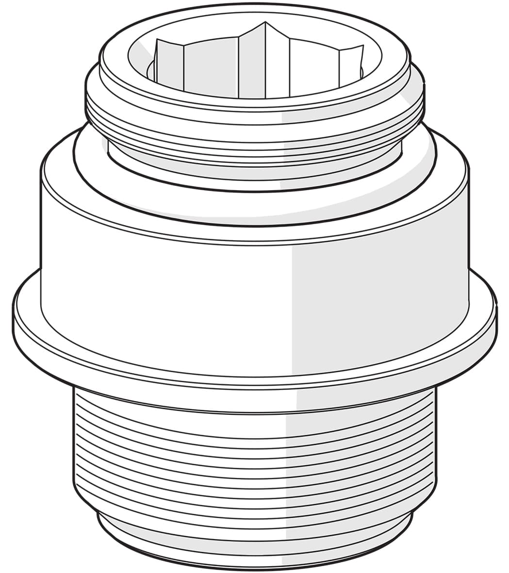 Oras Övergångsnippel M20x1.5/G1/2 Förkromat Mässing - Hög Kvalitet - RSK 8241192