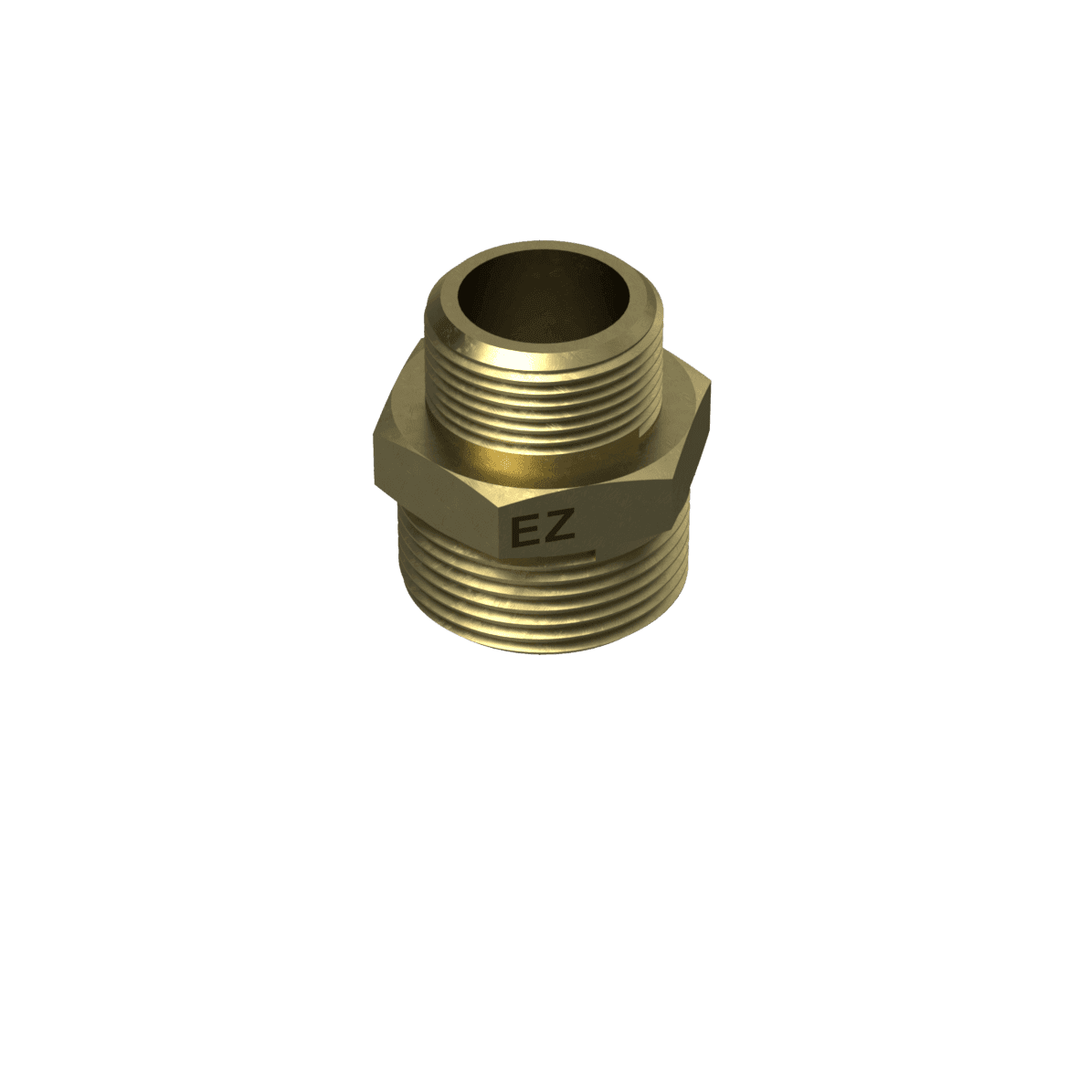 Ezze AB 6-kantnippel G15xG10 PN16 Mässing 185°C - RSK 1985456