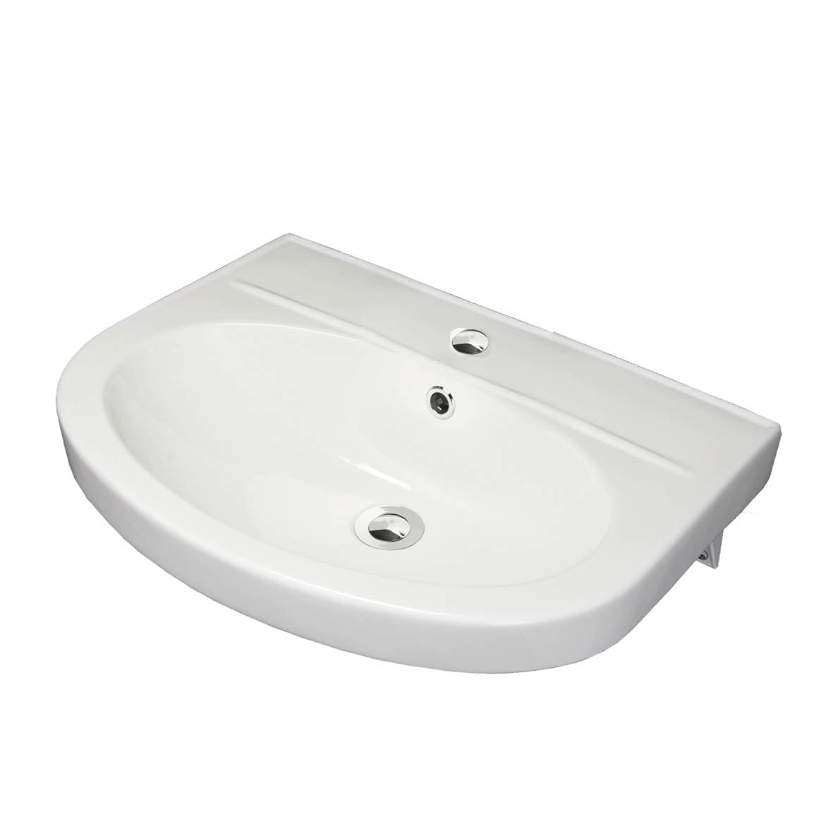 NGL Tvättställ 560x430mm Vit Porslin - Easy-Clean - RSK 7489151