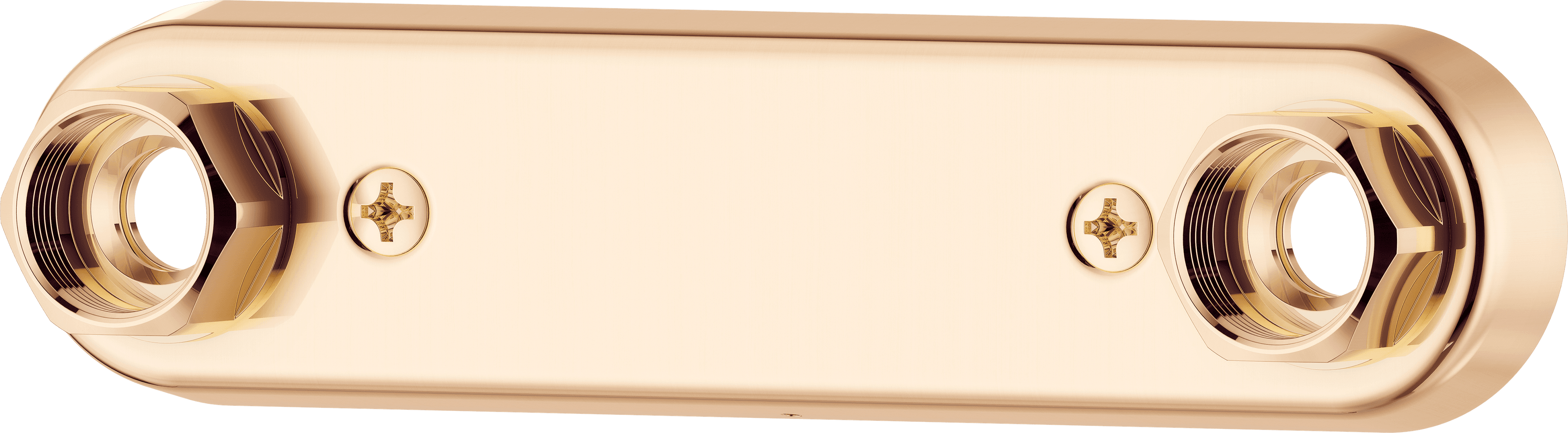 Blandarfäste PEX16 för dold rördragning, polerad mässing, FM Mattsson AB