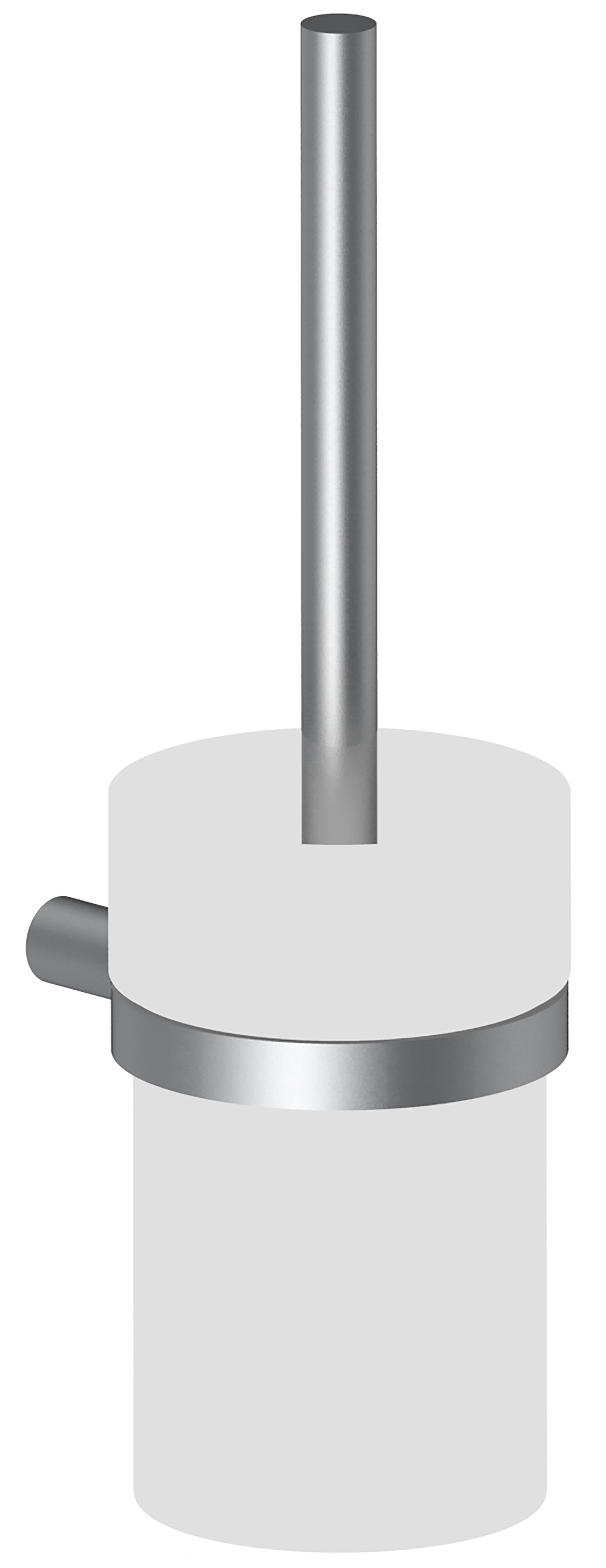 ALTERNA KNOX WC-BORSTE MED HÅLLARE ROSTFRITT STÅL/FROSTGLAS