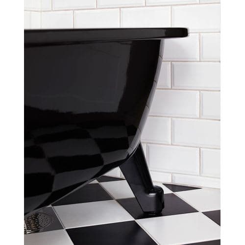 GUSTAVSBERG GBG FOTPAR BK 6316 SVART Justerbara fötter till tassbadkar, 2 st.